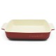 Refractario cerámica 4qt rojo
