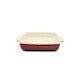 Refractario cerámica 4qt rojo