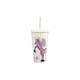 Vaso Alebrijos con popote de acero 500 ml