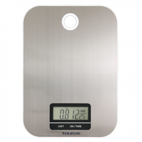 Báscula digital de cocina de acero inox Taurus