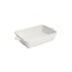 Refractario rectangular 15.6 blanco reactivo de ceramica