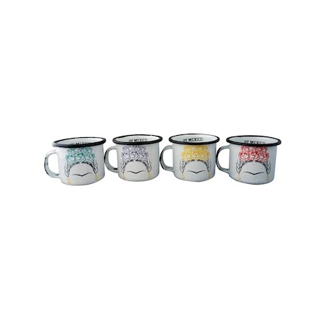 Set de 4 Mini pocillos la floreada By México