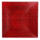 Plato GIBSON EVERYDAY base cuadrado rojo polipropileno garnier II