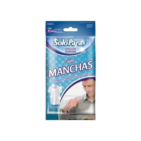 Toallitas Húmedas Quita Manchas Solo Para