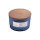 Vela 16oz jazmine - base de vidrio y tapa de madera
