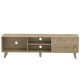 Rack para Tv Sinsinnati Natural Excelsior