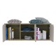 Biblioteca Fiji Modulo Bajo Color Duna Armable Excelsior