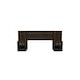 Cabecera King Size Con 2 Buros Havana Excelsior Color Chocolate