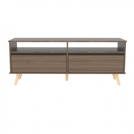 Rack para TV Excelsior Almería Chocolate Armable