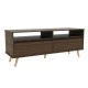 Rack para TV Excelsior Almería Chocolate Armable