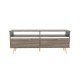 Rack para TV Excelsior Almería Color Café Armable