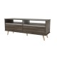 Rack para TV Excelsior Almería Color Café Armable