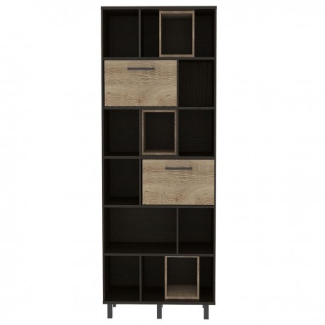 Librero Excelsior Kaia Color Chocolate Armable