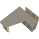 Escritorio Excelsior Luca Duna con taupe