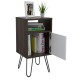 Mesa Auxiliar Excelsior Vassel Color Chocolate Armable