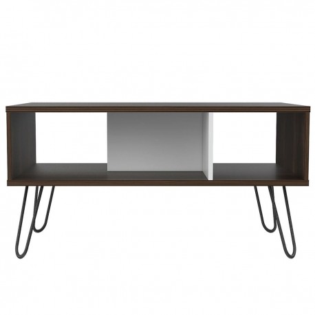 Mesa de Centro Excelsior Vassel Color Chocolate Armable