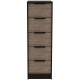 Cómoda Excelsior 5 Cajones Kaia Chocolate