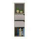 Biblioteca Fiji Modulo Cajones Color Duna Armable Excelsior