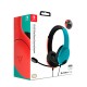 Headset PDP LVL40 NSW Alámbrico Rojo azul