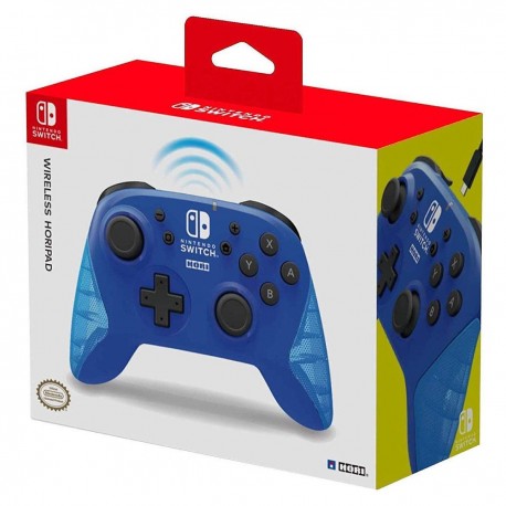Control Nintendo Swith Hori azul inalámbrico