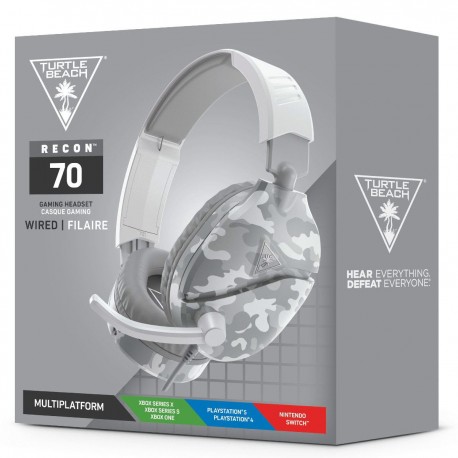 Headset Xbox Multi Turtle REC70 Camo Blanco