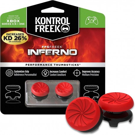 Protectores rojos kontrol para Xbox (joystick)