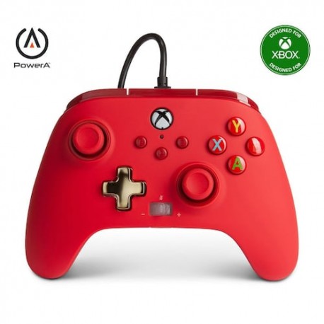 Control Alámbrico XBSX/S Power A Rojo