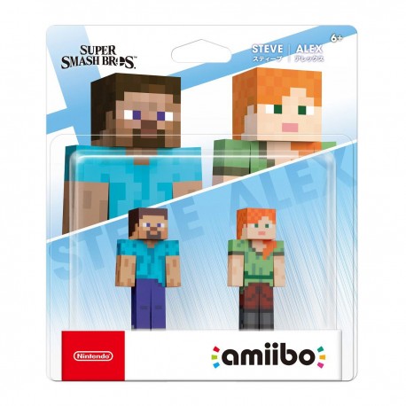 Figura Amiibo Steve and Alex pack