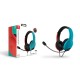 Headset PDP LVL40 NSW Alámbrico Rojo azul
