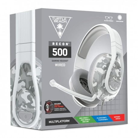 Headset Multiplataforma Turtle Beach RECON500 Camuflaje Blanco