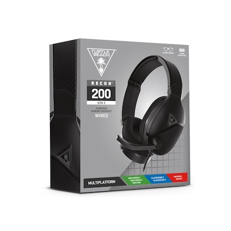 Headset Multiplataforma TURTLE REC200 Negro Gen2