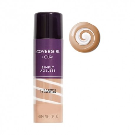 Base de maquillaje líquida Covergirl CG + OLAY Simply Ageless 3-en-1, 225 Buff Beige