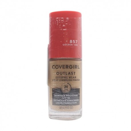 Covergirl Outlast Extreme Wear Base de Maquillaje Líquida 857 Golden Tan
