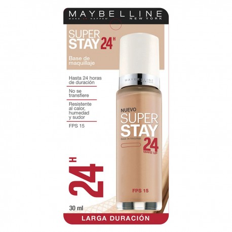 Base de Maquillaje Maybelline New York Super Stay 24H Nude 30 ml