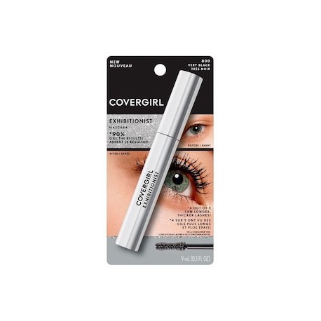 Máscara para Pestañas a Prueba de Agua Covergirl Exhibitionist Very Black