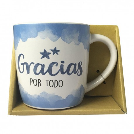 Taza Nico de Porcelana 'Gracias Por Todo '
