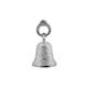 Campana modelo hojas 216.60 gramos - plata ley .925