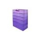 Bolsa Envoltura Color Morado Con Lineas Metalicas Med