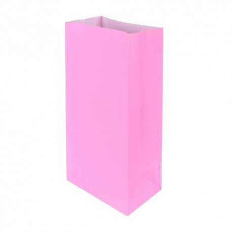 Bolsa Envoltura De Papel Kraft En Rosa Claro