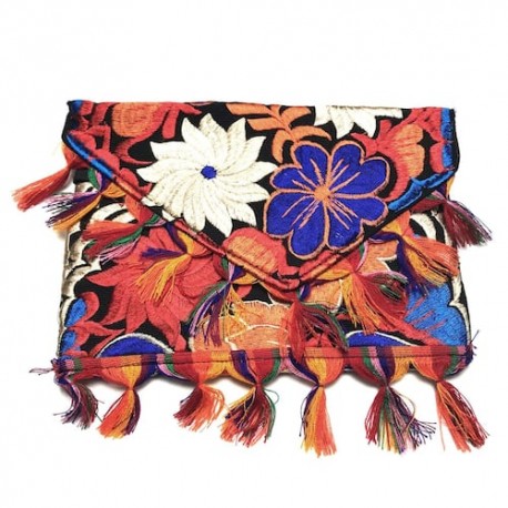 Bolsa clutch artesanal