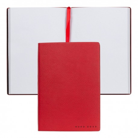 Cuaderno A6 Essential Storyline rojo hojas blancas