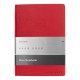 Cuaderno A6 Essential Storyline rojo hojas blancas