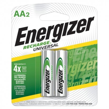 Batería Recargable de Larga Duración AA