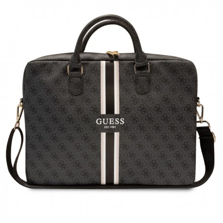 Portalaptop Guess stripes negra 16'