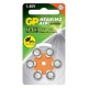 Pila GP Batteries para aparato auditivo ZA13F 1.45 V (6 pilas)