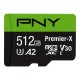 Tarjeta de memoria PNY 512 GB micro SD premier