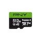 Tarjeta de memoria PNY 512 GB micro SD premier