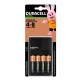 Cargador Duracell C/4 AA