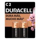 Pila tipo C alcalina 2 piezas Duracell