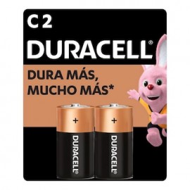 Pila tipo C alcalina 2 piezas Duracell